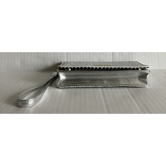 Womens Betsey Johnson Wristlet Wallet Luv Betsey Removable Strap Iridescent - Picture 4 of 11